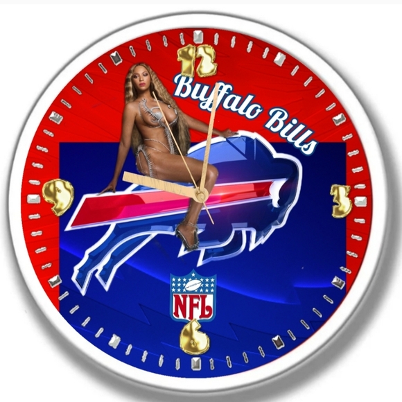 Buffalo Bills stuffing Beyonce led lights clock personalized - Picture 4 of 5
